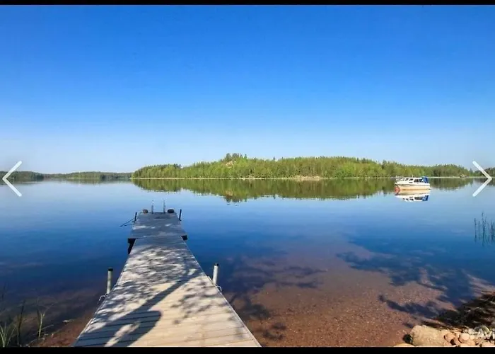 дом на берегу сайма Ruokolahti